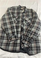 Lead flannel button up XL