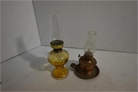 2- Small Kerosene Lanterns