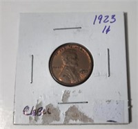 1923  Lincoln 1 Cent Coin  Ch BU
