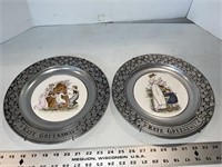 Pewter plates