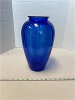 Blue Stained Glass vase/ Decoration piece