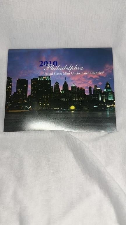Of) uncirculated 2010 Philadelphia mint coin set