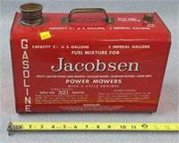 Jacobsen 2.5 Gal. Tin Gas Can