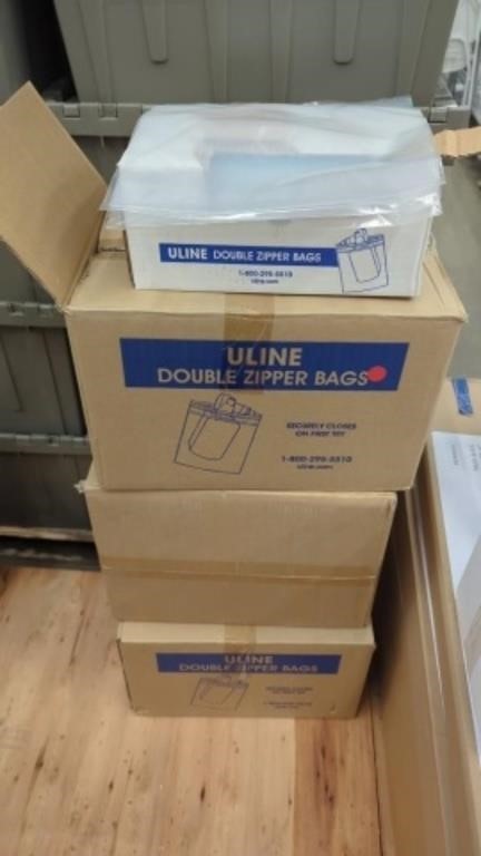 3 Cases of 10in X 11in Zipper bags (800 per case)