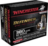 Winchester Ammo S380PDB Defender  380 ACP 95 gr Bo