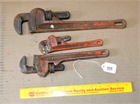 (3) Pipe Wrenches