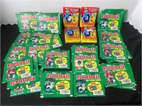 Lot of Topps Football 1985 yearbook stickers
