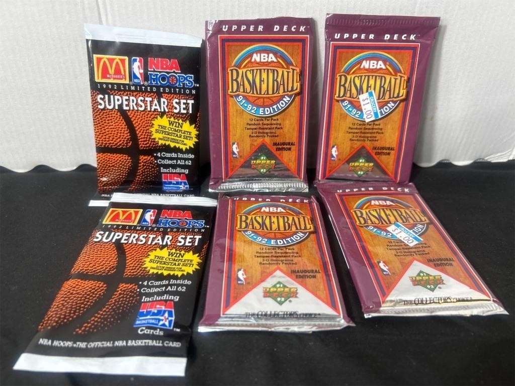 Trading card lot unopened  NBA Basketball