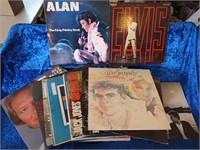 Over 20pds 33 records vinyl Elvis Bryan adams +