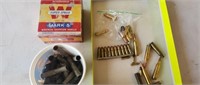 MISC 243 38 SPECIAL 22 9MM SHELLS AND FULL BOX