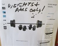 US Weight F0105E Weight Set w/Dumbbells 105lb