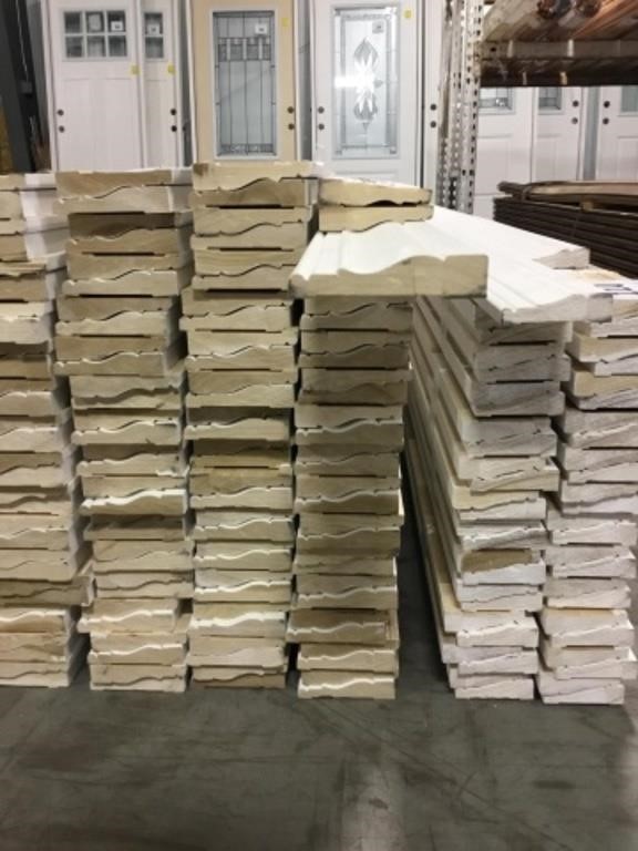 3-1/2" x 16' Primed Poplar Base x 944 LF