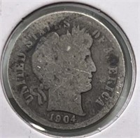 1904 Barber Dime