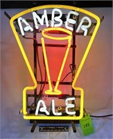 Neon Sign; "Amber Ale"