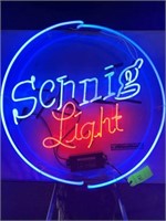 Neon Sign; "Schnig Light"