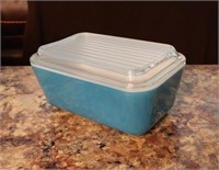 Blue Pyrex Refrigerator Ware Dish
