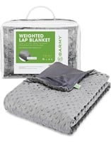 Weighted Lap Blanket 24x24  in  blue color 5 lbs