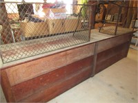 WOW! 34" X12 FT LONG X36" T RAIL ROAD DEPOT COUNTR