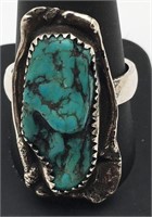 Silver Turquoise Stone Ring