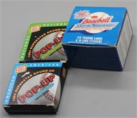 LOT OF 3 MINI BASEBALL SETS