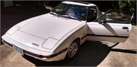 1984 Mazda RX-7 GSL-SE rotary engine