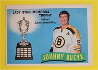 Johnny Bucyk 1971-72 OPC Lady Byng Memorial Trophy
