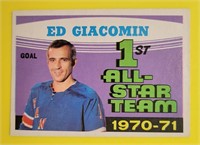 Eddie Giacomin 1971-72 OPC 1st All-Star Team #250