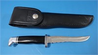 Buck Hunting Knife w/Sheath 105V (sharpened)