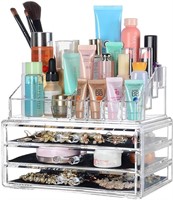 3 Drawer Acrylic Cosmetic Makeup Cosmetics Organzr
