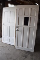 Two White Doors