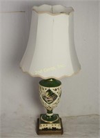 Vintage 36" Large Ceramic Picture Table Lamp