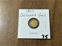 1855 California Gold Token