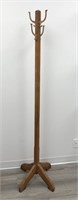 Mission Hall Coat Rack w/brass hooks