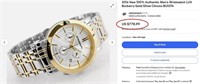 313 - BURBERRY SILVER / GOLD CHRONO WATCH (N16)