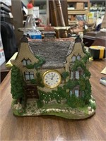 WM Widdop Quartz Mantle Miniature Clock Cottage