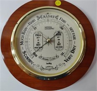 Beautiful Aneroid Brass Barometer