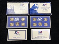 2001 & 2003 US 50 State Quarters Proof Sets