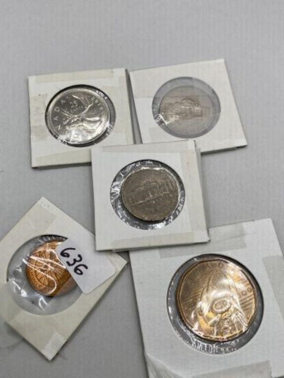 COIN  - LOT OF 5