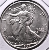 1935 CHOICE BU WALKING HALF DOLLAR