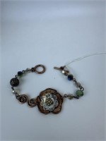 Handmade Copper Bracelet with Beads