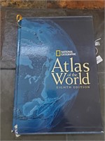 Large World Atlas Book