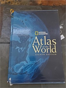 Large World Atlas Book