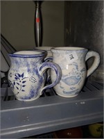 5 Pcs. of Handmade Pottery Signed