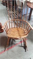 old maple rocking chair