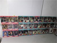 SHEETS OF ASSORTED HOCKEY CARDS FROM COLLECTION