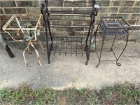 3 Metal Plant Stands