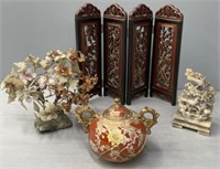 Asian Carved Hard Stone & Decoratives