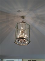 9 Light Elegant Chandelier w/ Clear Glass