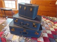 3 Piece Vintage Aero Pak Luggage Set