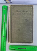 1920 Short Stories for English Courses HC book